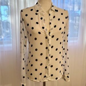 Reformation Cream and Black Garment